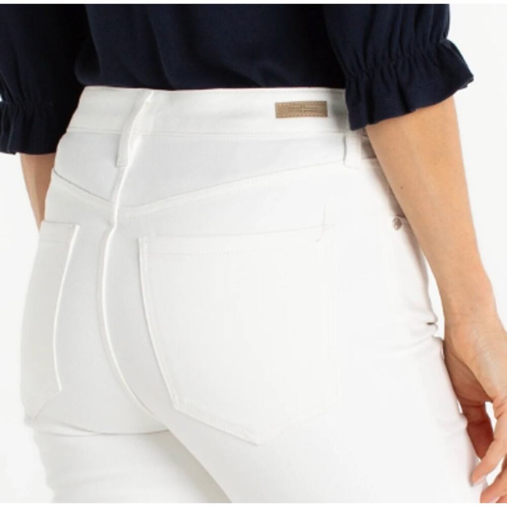 Liverpool Los Angeles Hannah Mid-Rise Cropped Jeans | Sz 8 / 29 White NEW - Picture 4 of 5